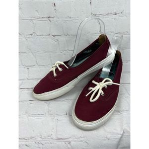 Women’s vans slip-on burgundy size 9.5